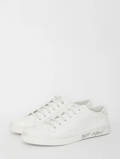 Shop Saint Laurent Malibu Sneakers In White