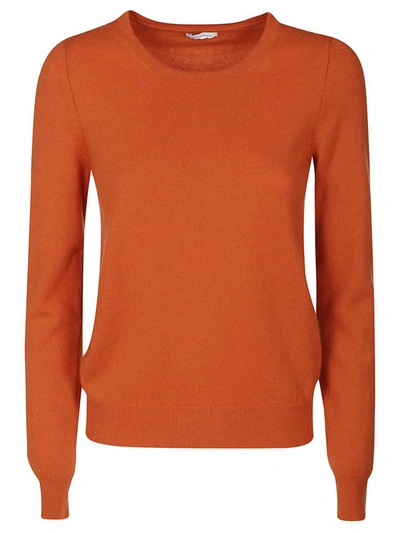 Shop Malo Sweaters Orange In Red
