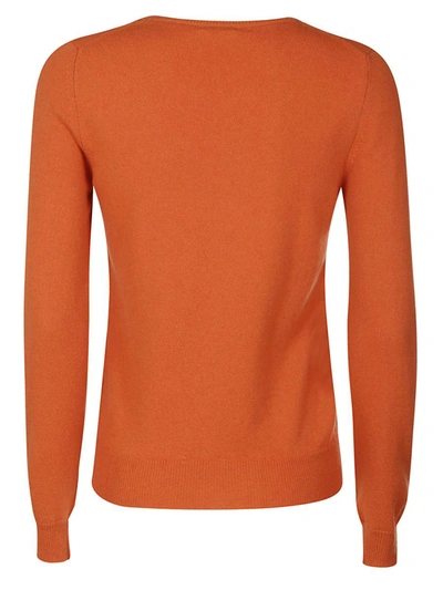 Shop Malo Sweaters Orange In Red