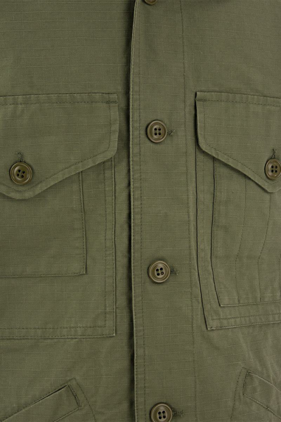 Shop Manifattura Ceccarelli Cruiser - Multi-pocket Shirt-jacket In Olive