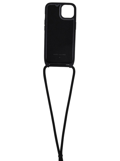 Shop Marc Jacobs Black Rubber Iphone 14 Pro Case