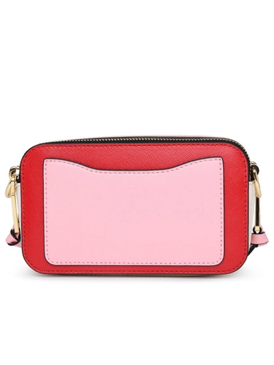 Shop Marc Jacobs Multicolor Leather Snapshot Crossbody Bag In Red