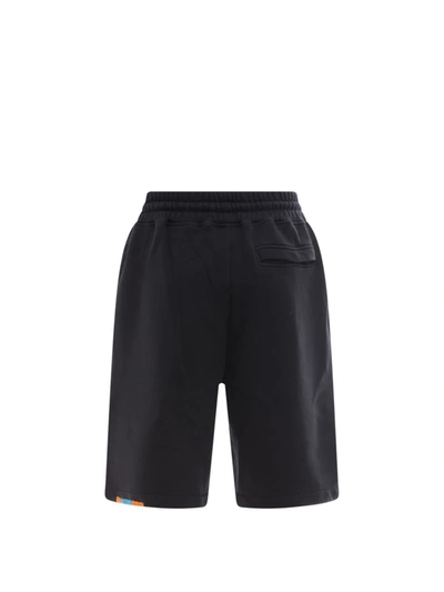 Shop Marcelo Burlon County Of Milan Marcelo Burlon Bermuda Shorts In Black