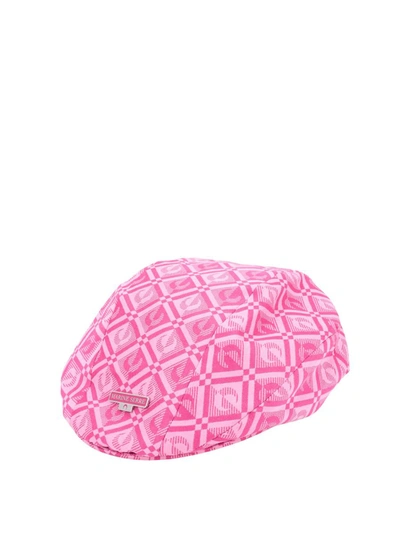 Shop Marine Serre Hat In Pink