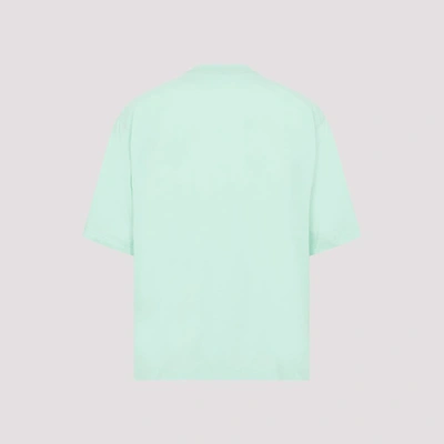 Shop Marni Cotton T-shirt Tshirt In Green
