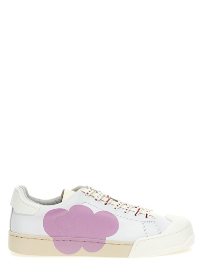 Shop Marni 'no Vacancy Inn' Capsule High Summer Sneakers In White