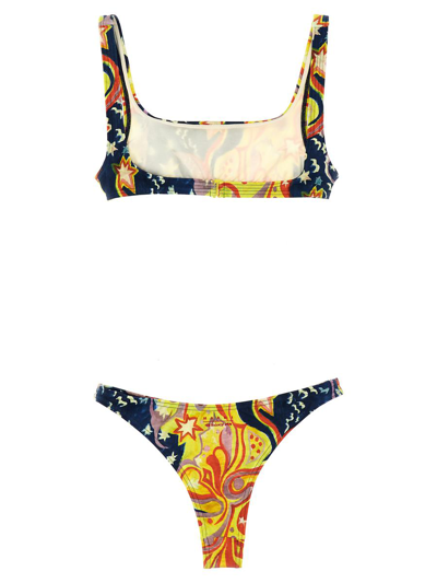 Shop Marni Bikini 'no Vacancy Inn' Capsule High Summer In Multicolor
