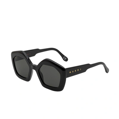 Shop Marni Laughing Waters Black In Nero