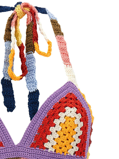 Shop Marni Top Crochet 'no Vacancy Inn' Capsule High Summer In Multicolor