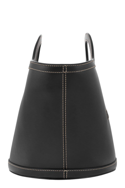 Shop Marni Tropicalia S - Leather Handbag In Black