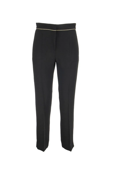 Shop Max Mara Stella - Cady Trousers In Black