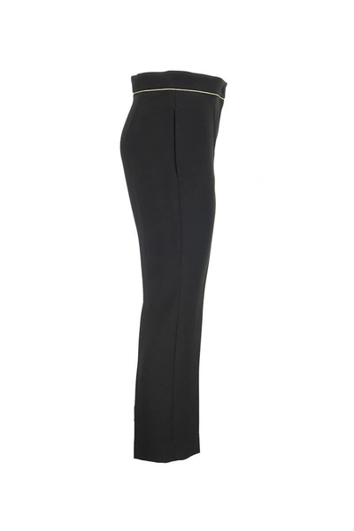 Shop Max Mara Stella - Cady Trousers In Black