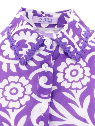 Shop Mc2 Saint Barth Dress In Purple