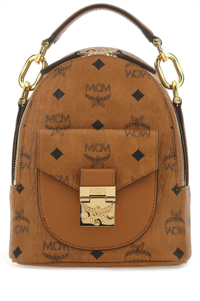 logo-print Patricia backpack, MCM