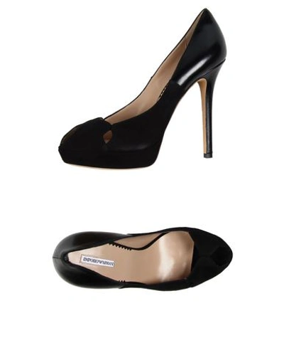 Emporio Armani Court In Black