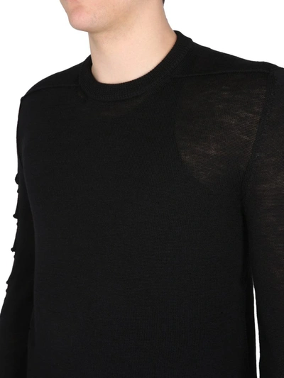 Shop Rick Owens Mesh With Cut-out Details In Black