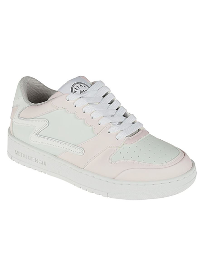 Metalgienchi Icx Low Leather Sneakers In Fuchsia