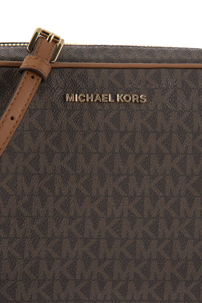 Shop Michael Kors Jet Set - Cross-body Bag In Chocolate