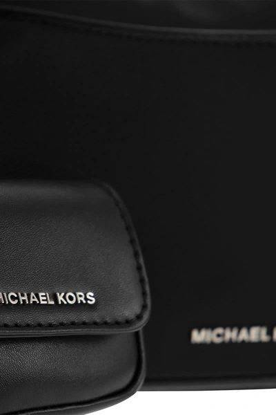 Shop Michael Kors Jet Set Shoulder Bag In Black