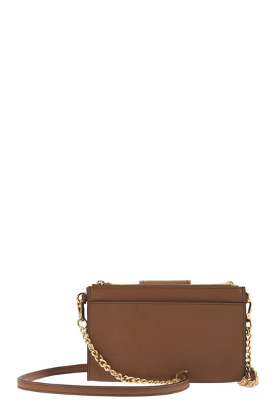 Shop Michael Kors Ruby Bag In Saffiano Leather In Brown