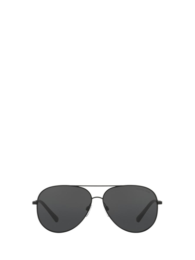 Shop Michael Kors Sunglasses In Matte Black