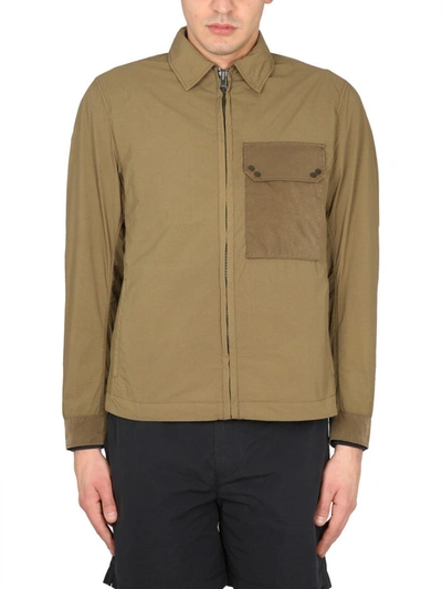 Ten C Patch-pocket Jacket In Brown