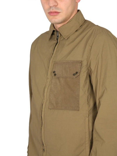 Ten C Patch-pocket Jacket In Brown