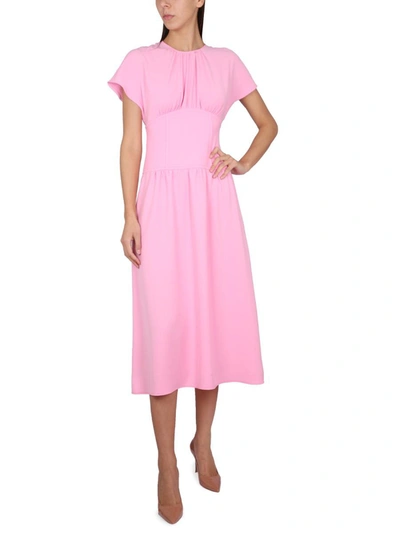Shop Boutique Moschino Midi Dress In Pink