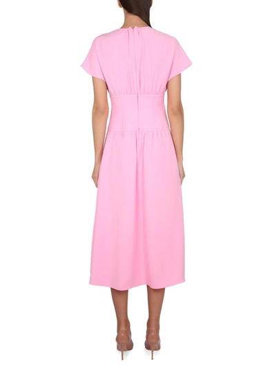 Shop Boutique Moschino Midi Dress In Pink