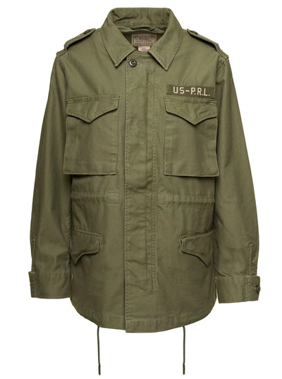 Polo Ralph Lauren Cotton Twill Military Jacket In Green | ModeSens