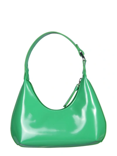 Shop By Far Mini "amber" Shoulder Bag In Green