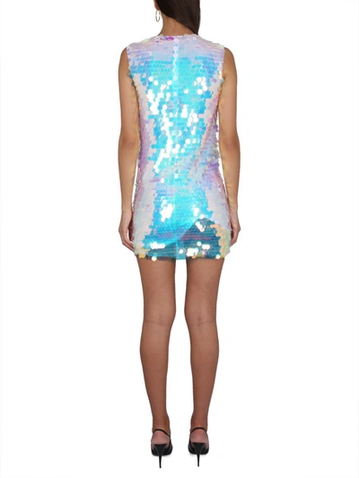 Shop Nina Ricci Mini Dress In Multicolor