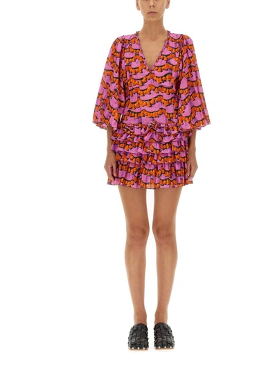 Shop La Doublej Mini Jeanne Dress In Multicolor