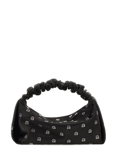 Shop Alexander Wang Mini Scrunchie Bag In Black