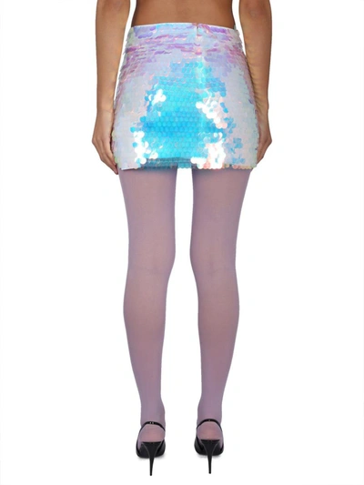 Shop Nina Ricci Mini Skirt In Multicolor