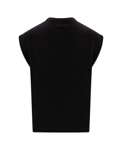 Shop Mm6 Maison Margiela Vest In Black