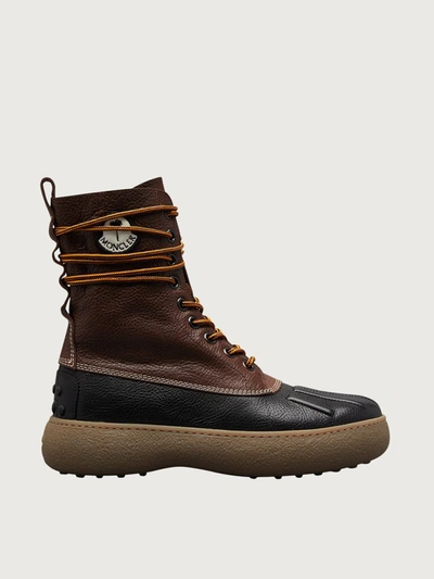 Shop Moncler Genius 8 Moncler Palm Angels: Ankle Boot Shoes In Brown