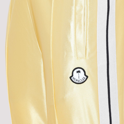 Shop Moncler Genius X Palm Angels  Track Pants In Yellow &amp; Orange