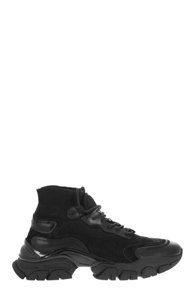 Shop Moncler Leave No Trace - High-top Trainers In Black