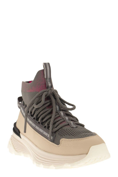 Shop Moncler Monte Runner - Sneaker In Grey