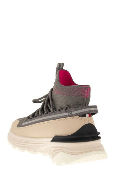 Shop Moncler Monte Runner - Sneaker In Grey