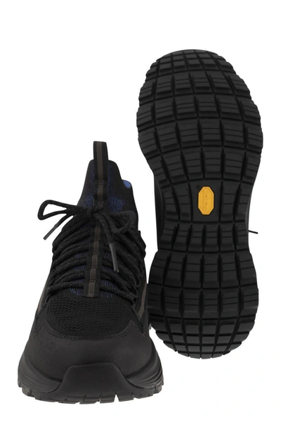 Shop Moncler Monte Runner - Sneaker High Top In Black