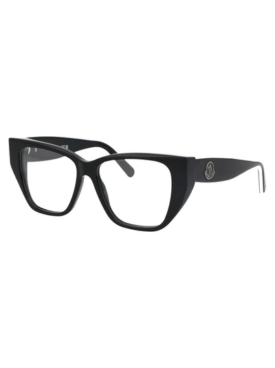 Moncler Ml5187 Glasses In 001 Black