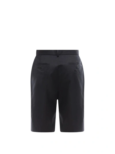 Shop Moschino Bermuda Shorts In Black