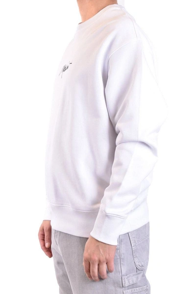 Shop Moschino Sweatshirts In White