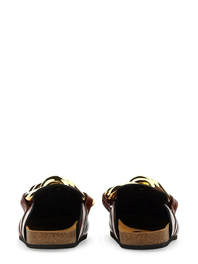 Jw Anderson J.w. Anderson Chain Mules In Brown