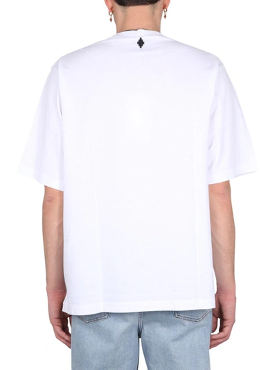 Shop Marcelo Burlon County Of Milan Mushroom Vertigo T-shirt In White