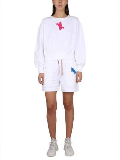 Shop Canada Goose X Paola Pivi Muskoka Sweatshirt In White