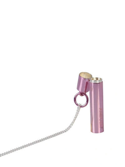 Shop Ambush Necklace With Pills Holder Pendant In Purple