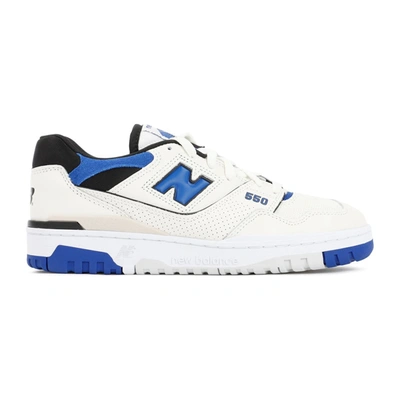 Shop New Balance 550 Premium Leather Sneakers Shoes In Blue